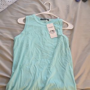 Blue tank top